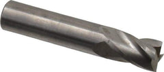Atrax - 10mm, 14mm LOC, 10mm Shank Diam, 51mm OAL, 4 Flute, Solid Carbide Square End Mill - Single End, Uncoated, Spiral Flute, 30° Helix, Centercutting, Right Hand Cut - Eagle Tool & Supply