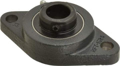 Browning - 7/8" ID, 4-7/8" OAL x 2-3/4" OAH 2-Bolt Flange - 1,651 Lb Static Cap, 2,801 Lb Dyn Cap, 3-57/64" Btw Mnt Hole Ctrs, Cast Iron - Eagle Tool & Supply
