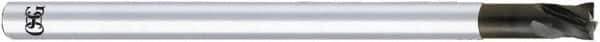 OSG - 3/16", 3/16" LOC, 3/16" Shank Diam, 3" OAL, 4 Flute, Solid Carbide Square End Mill - Single End, Diamond Finish, 30° Helix, Centercutting, Right Hand Cut, Right Hand Flute - Eagle Tool & Supply