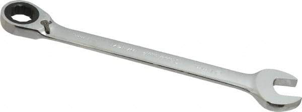 Blackhawk by Proto - 21mm 12 Point Combination Wrench - 15° Head Angle, 11-25/64" OAL, Steel, Chrome Finish - Eagle Tool & Supply