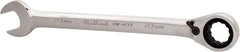 Blackhawk by Proto - 27mm 12 Point Combination Wrench - 15° Head Angle, 14-3/32" OAL, Steel, Chrome Finish - Eagle Tool & Supply