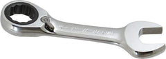 Blackhawk by Proto - 11/16" 12 Point Combination Wrench - 15° Head Angle, 5" OAL, Steel, Chrome Finish - Eagle Tool & Supply