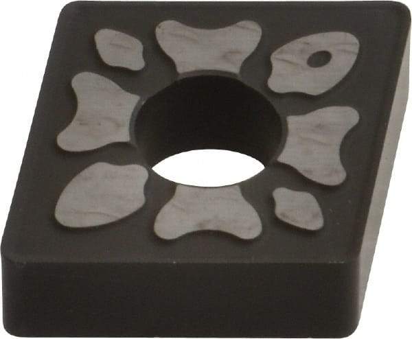 Seco - CNMG643 MF4 Grade TM4000 Carbide Turning Insert - TiCN/Al2O3 Finish, 80° Diamond, 3/4" Inscr Circle, 1/4" Thick, 3/64" Corner Radius - Eagle Tool & Supply