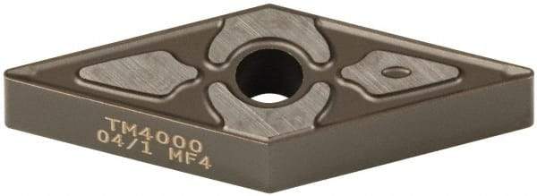 Seco - VNMG331 MF4 Grade TM4000 Carbide Turning Insert - TiCN/Al2O3 Finish, 35° Diamond, 3/8" Inscr Circle, 3/16" Thick, 1/64" Corner Radius - Eagle Tool & Supply