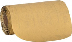 3M - 6" Diam, 400 Grit Aluminum Oxide Adhesive PSA Disc - Extra Fine Grade, Yellow, C Weighted Backing, Flexible, Use with Random Orbital Sanders - Eagle Tool & Supply
