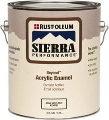 Rust-Oleum - 1 Gal Safety Blue Gloss Finish Acrylic Enamel Paint - Interior/Exterior, <0 gL VOC Compliance - Eagle Tool & Supply