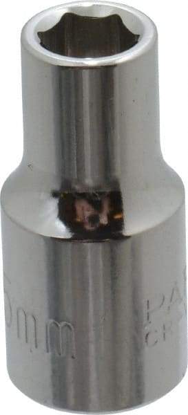 Paramount - 1/4" Drive, Standard Hand Socket - 6 Points, 15/16" OAL, Steel, Chrome Finish - Eagle Tool & Supply