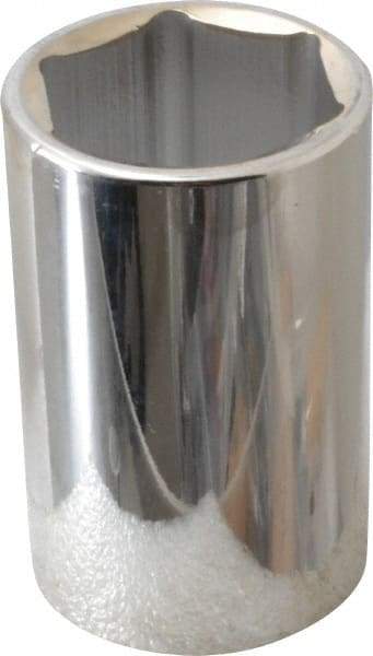 Paramount - 1-7/16", 1/2" Drive, Deep Hand Socket - 6 Points, 3-1/2" OAL, Steel, Chrome Finish - Eagle Tool & Supply