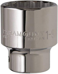 Paramount - 1-9/16", 3/4" Drive, Standard Hand Socket - 12 Points, 2-5/8" OAL - Eagle Tool & Supply