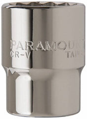 Paramount - 3/4" Drive, Standard Hand Socket - 12 Points, 2-5/16" OAL, Steel, Chrome Finish - Eagle Tool & Supply