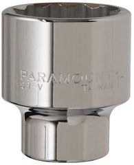 Paramount - 1-11/16", 3/4" Drive, Standard Hand Socket - 12 Points, 2-3/4" OAL - Eagle Tool & Supply