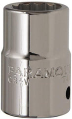 Paramount - 3/4" Drive, Standard Hand Socket - 12 Points, 2" OAL, Steel, Chrome Finish - Eagle Tool & Supply