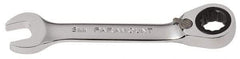 Paramount - 9mm 12 Point Combination Wrench - 15° Head Angle, 3-21/32" OAL, Chrome Vanadium Steel, Polished Finish - Eagle Tool & Supply