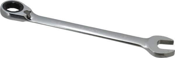 Paramount - 27mm 12 Point Combination Wrench - 15° Head Angle, 14-3/64" OAL, Chrome Vanadium Steel, Polished Finish - Eagle Tool & Supply