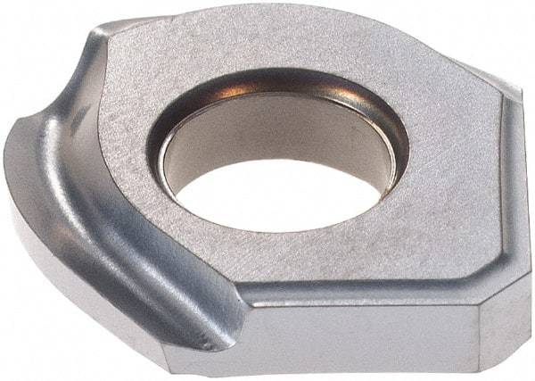 Iscar - HCRD.50 QP Grade IC328 Carbide Milling Insert - TiCN Finish, 0.102" Thick, 1/4" Corner Radius - Eagle Tool & Supply