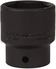 Paramount - 1/2" Drive 33mm Standard Impact Socket - 6 Points, 2" OAL - Eagle Tool & Supply