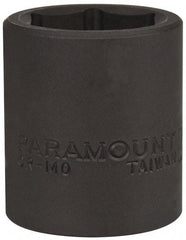 Paramount - 1/2" Drive 23mm Standard Impact Socket - 6 Points, 1-1/2" OAL - Eagle Tool & Supply