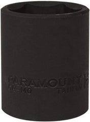 Paramount - 1/2" Drive 1-1/16" Standard Impact Socket - 6 Points, 1-3/4" OAL - Eagle Tool & Supply