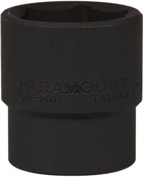 Paramount - 1/2" Drive 1-3/16" Standard Impact Socket - 6 Points, 2" OAL - Eagle Tool & Supply