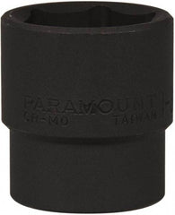 Paramount - 1/2" Drive 1-3/16" Standard Impact Socket - 6 Points, 2" OAL - Eagle Tool & Supply