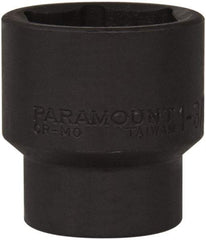 Paramount - 1/2" Drive 1-3/8" Standard Impact Socket - 6 Points, 2" OAL - Eagle Tool & Supply