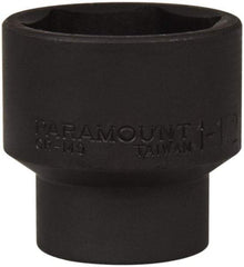 Paramount - 1/2" Drive 1-1/2" Standard Impact Socket - 6 Points, 2" OAL - Eagle Tool & Supply