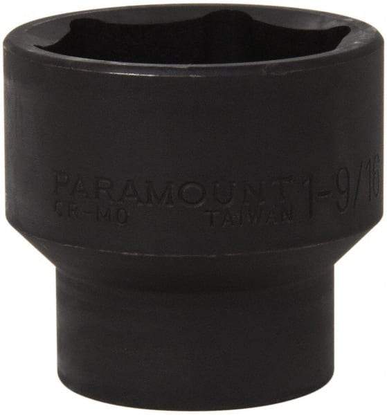 Paramount - 1/2" Drive 1-9/16" Standard Impact Socket - 6 Points, 2" OAL - Eagle Tool & Supply
