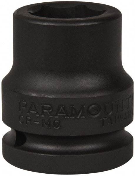 Paramount - 3/4" Drive 22mm Standard Impact Socket - 6 Points, 2" OAL - Eagle Tool & Supply