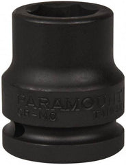 Paramount - 3/4" Drive 22mm Standard Impact Socket - 6 Points, 2" OAL - Eagle Tool & Supply