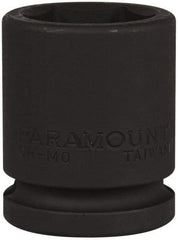 Paramount - 3/4" Drive 1-1/8" Standard Impact Socket - 6 Points, 2-3/32" OAL - Eagle Tool & Supply