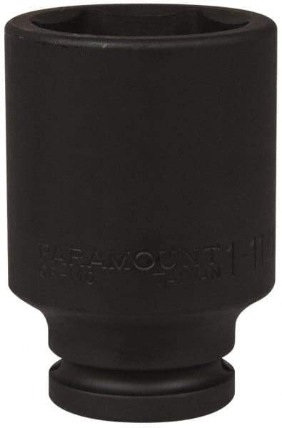 Paramount - 3/4" Drive 1-11/16" Deep Impact Socket - 6 Points, 3-35/64" OAL - Eagle Tool & Supply
