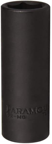 Paramount - 1/2" Drive 19mm Deep Impact Socket - 6 Points, 3-5/64" OAL - Eagle Tool & Supply
