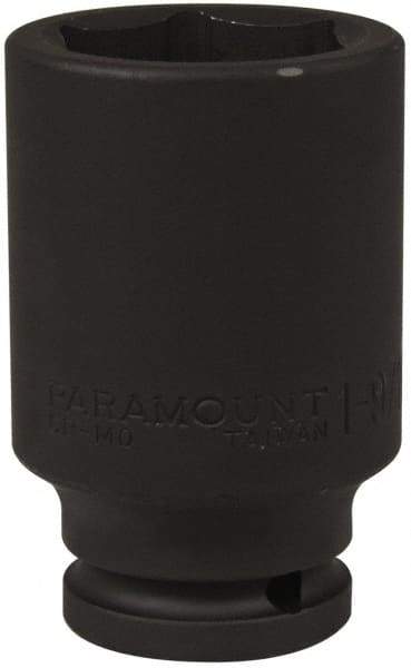 Paramount - 1/2" Drive 1-9/16" Deep Impact Socket - 6 Points, 3-1/2" OAL - Eagle Tool & Supply