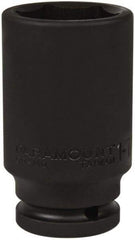 Paramount - 3/4" Drive 1-7/16" Deep Impact Socket - 6 Points, 3-35/64" OAL - Eagle Tool & Supply
