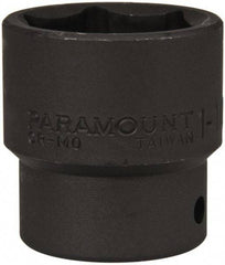 Paramount - 1/2" Drive 1-1/4" Standard Impact Socket - 6 Points, 2" OAL - Eagle Tool & Supply