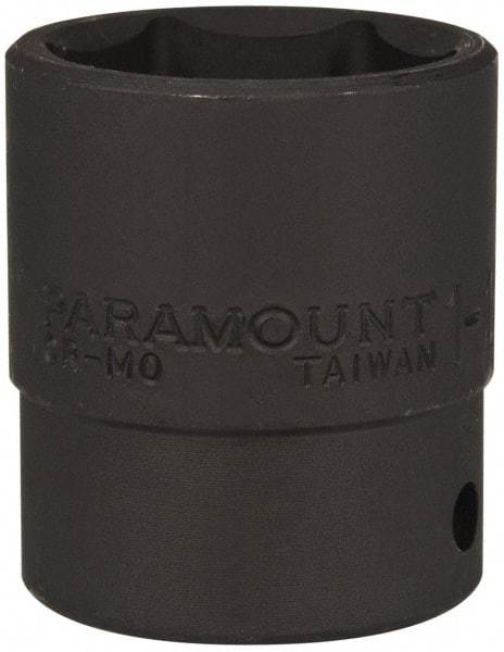 Paramount - 1/2" Drive 1-1/8" Standard Impact Socket - 6 Points, 2" OAL - Eagle Tool & Supply