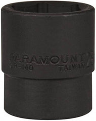 Paramount - 1/2" Drive 28mm Standard Impact Socket - 6 Points, 2" OAL - Eagle Tool & Supply