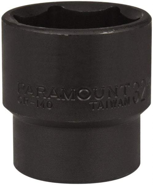 Paramount - 1/2" Drive 32mm Standard Impact Socket - 6 Points, 2" OAL - Eagle Tool & Supply