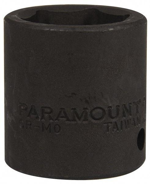 Paramount - 1/2" Drive 24mm Standard Impact Socket - 6 Points, 1-1/2" OAL - Eagle Tool & Supply