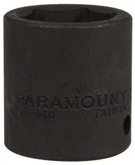 Paramount - 1/2" Drive 24mm Standard Impact Socket - 6 Points, 1-1/2" OAL - Eagle Tool & Supply