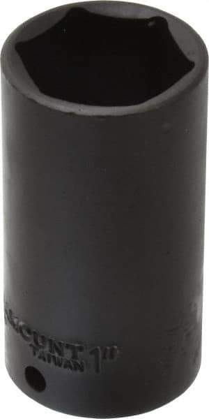 Paramount - 3/8" Drive 1" Deep Impact Socket - 6 Points, 2-3/4" OAL - Eagle Tool & Supply