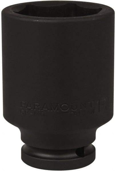Paramount - 3/4" Drive 1-3/4" Deep Impact Socket - 6 Points, 3-35/64" OAL - Eagle Tool & Supply