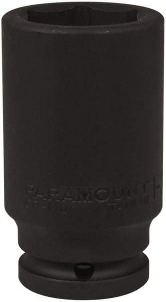 Paramount - 3/4" Drive 1-3/8" Deep Impact Socket - 6 Points, 3-35/64" OAL - Eagle Tool & Supply