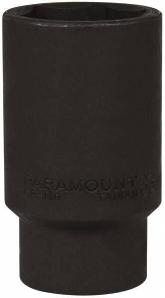 Paramount - 1/2" Drive 33mm Deep Impact Socket - 6 Points, 3-1/2" OAL - Eagle Tool & Supply