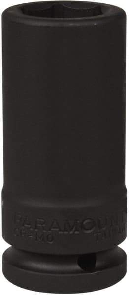 Paramount - 3/4" Drive 1" Deep Impact Socket - 6 Points, 3-35/64" OAL - Eagle Tool & Supply