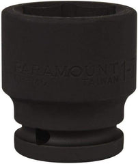 Paramount - 3/4" Drive 1-7/16" Standard Impact Socket - 6 Points, 2-1/4" OAL - Eagle Tool & Supply