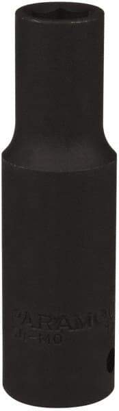 Paramount - 1/2" Drive 7/16" Deep Impact Socket - 6 Points, 3-5/16" OAL - Eagle Tool & Supply