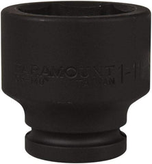 Paramount - 3/4" Drive 1-11/16" Standard Impact Socket - 6 Points, 2-7/16" OAL - Eagle Tool & Supply
