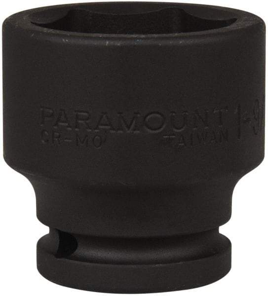 Paramount - 3/4" Drive 1-9/16" Standard Impact Socket - 6 Points, 2-9/32" OAL - Eagle Tool & Supply
