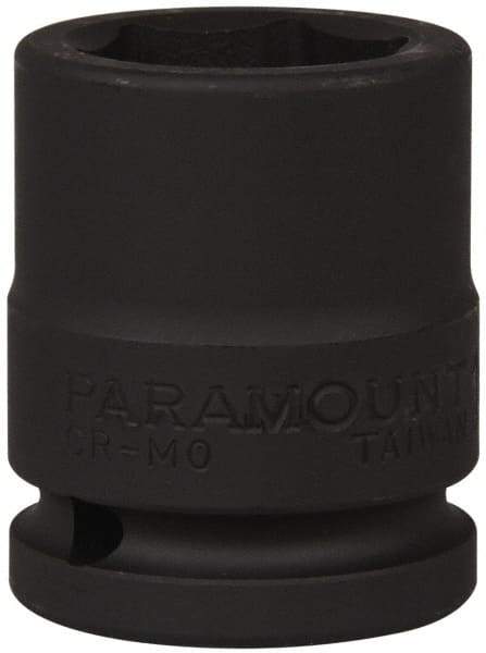 Paramount - 3/4" Drive 1-1/16" Standard Impact Socket - 6 Points, 2-3/32" OAL - Eagle Tool & Supply